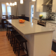 Daltile Ash Grey Quartz Countertop in Arlington Heights, IL kitchen remodel
