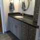 Daltile Blue Pearl Granite Countertop in Arlington Heights, IL bathroom remodel