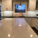 Daltile Grey Quartz Countertop in Arlington Heights, IL kitchen remodel