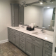 Daltile Washington Quartz Countertop in Arlington Heights, IL bathroom