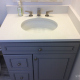 Daltile One Quartz Countertop in Arlington Heights, IL bathroom remodel