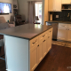 Regency Brush Flannel Quartz Countertop in Arlington Heights, IL kitchen remodel