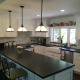 Daltile Black Mist Granite Countertop in Evanston, IL kitchen remodel