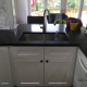Daltile Black Mist Granite Countertop in Mt Prospect, IL kitchen remodel