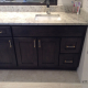 Daltile Cotton White Granite Countertop in Morton Grove, IL bathroom remodel