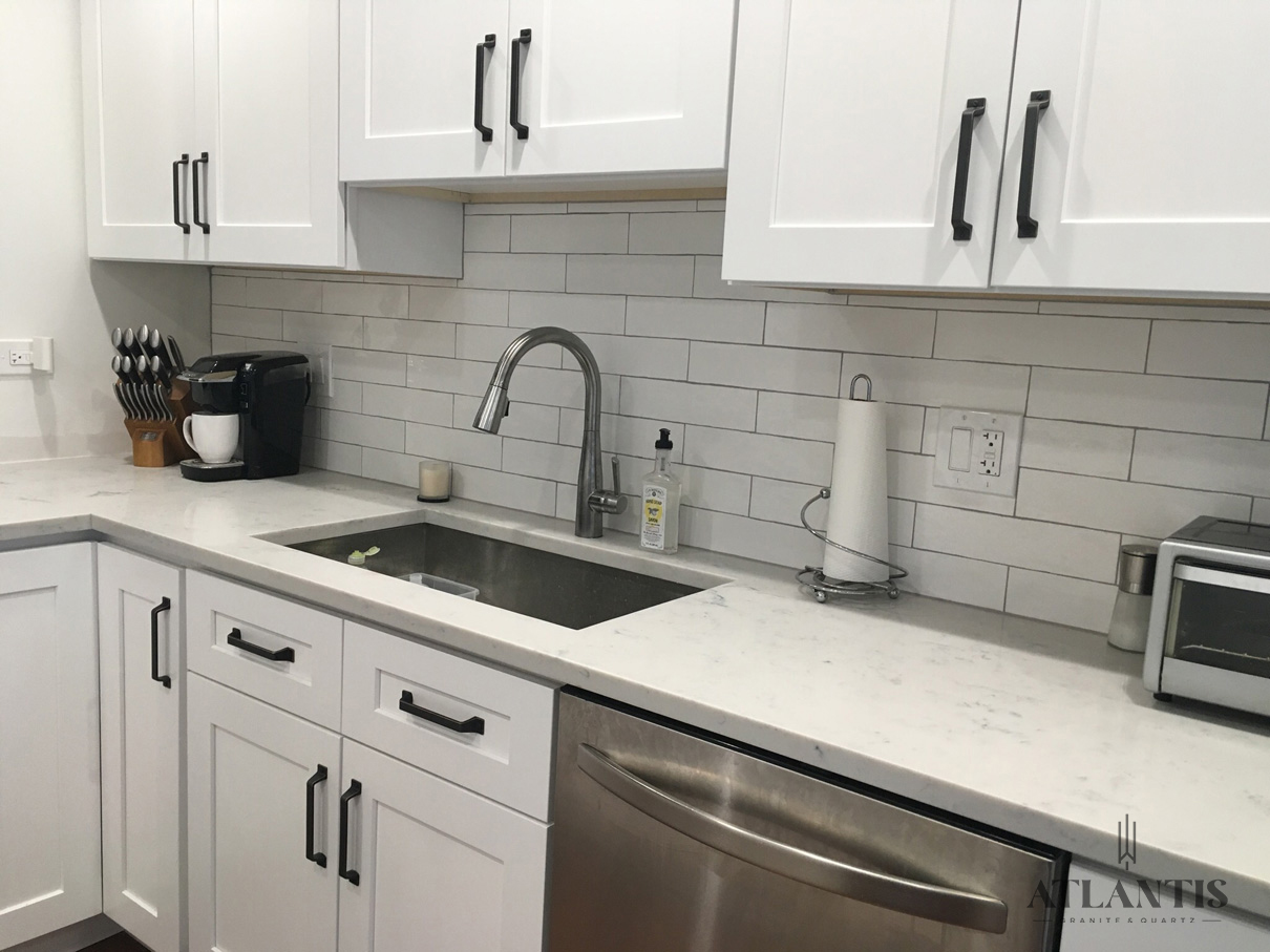 Daltile Giola Quartz Countertop in Morton Grove, IL kitchen remodel
