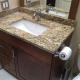 Daltile Granite Countertop in Libertyville, IL bathroom remodel