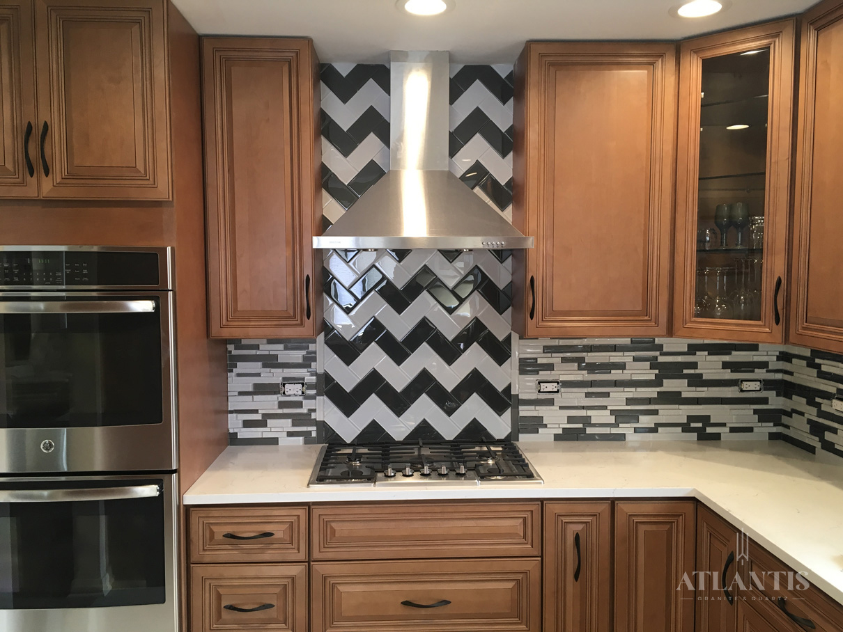 Daltile Lumenuis Quartz Countertop in Skokie, IL kitchen remodel