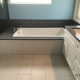 Daltile NQ60 Brushed Flannel Quartz Countertop in Lake Zurich, IL bathroom remodel