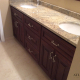 Daltile New Venetian Gold Granite Countertop in Vernon Hills, IL bathroom remodel
