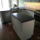 Daltile OQ03 One Broadway Black Quartz Kitchen Countertop in Lake Zurich, IL kitchen remodel