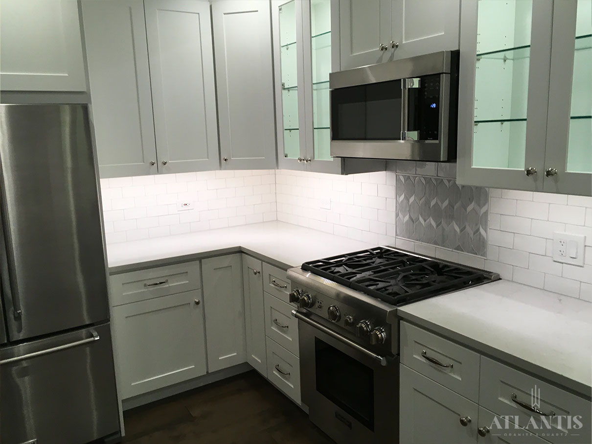 Daltile OQ44 Liberty Calacatta Countertop in Barrington, IL kitchen remodel