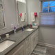 Daltile OQ58 Armor Grey Quartz Countertop in Glenview, IL bathroom remodel