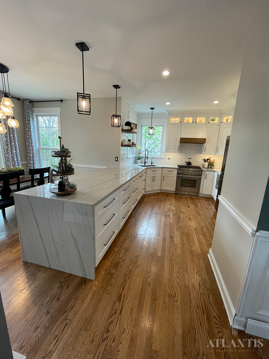 Daltile Q737 Mont Lucia Quartzite Countertop in Lake Zurich, IL kitchen remodel