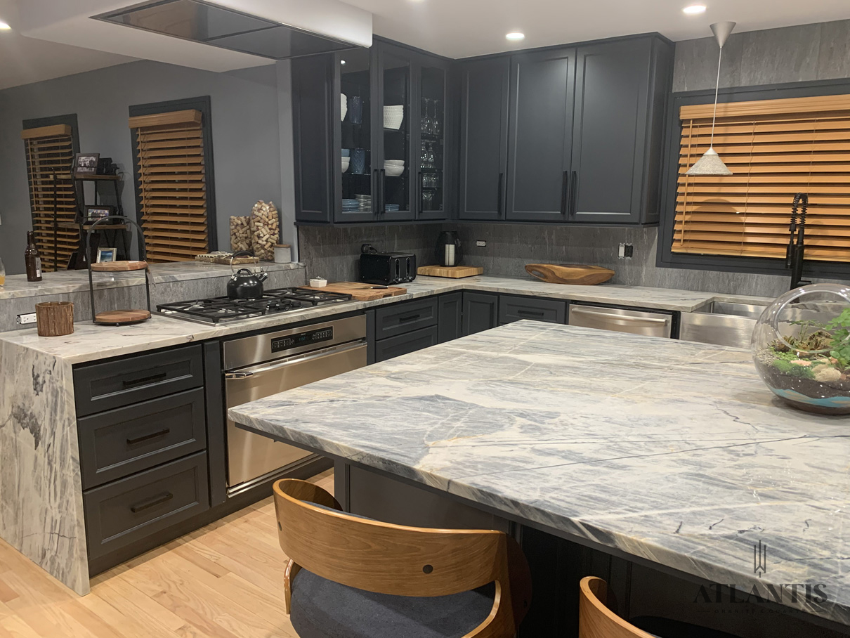 Daltile Quartzite Countertop in Lincolnshire, IL kitchen remodel