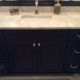Daltile Snow Leopard Quartz Countertop in Mundelein, IL bathroom remodel