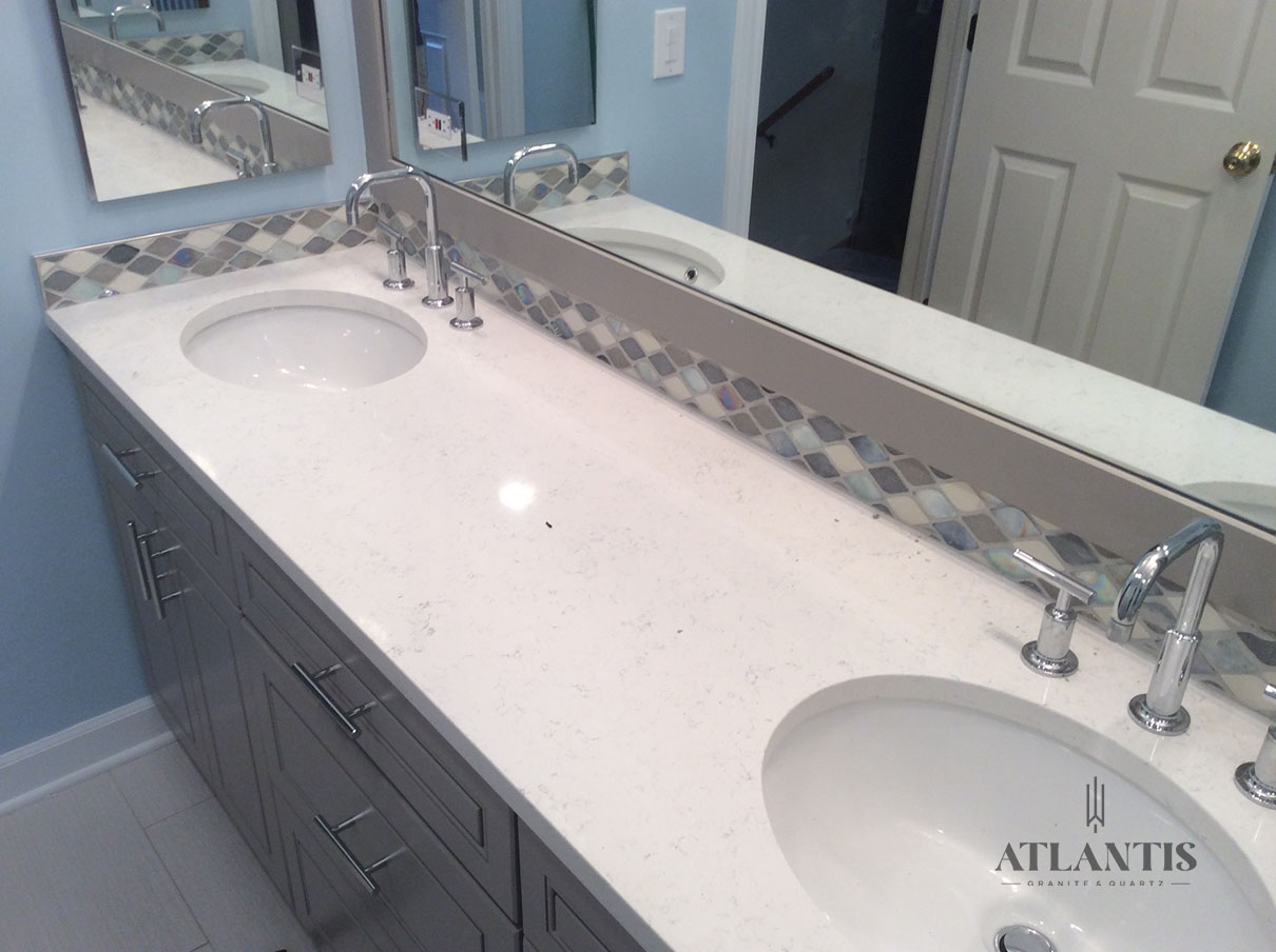Daltile Luminesce Quartz Countertop by Atlantis Granite & Quartz
