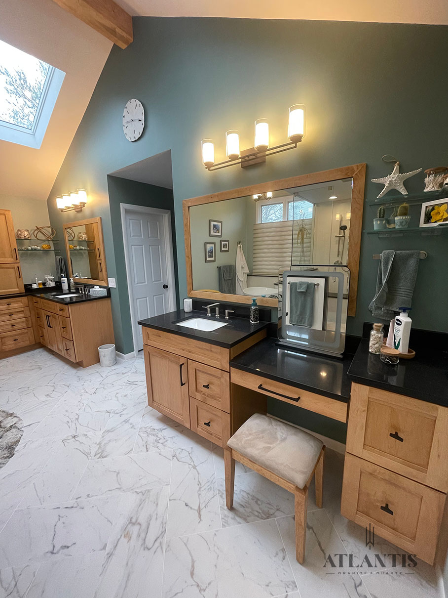 Daltile Nightfall Quartz Countertop in Long Grove by Atlantis Granite & Quartz