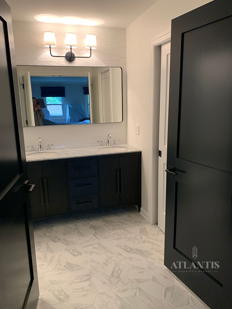 Daltile OQ27 Jasmine White Quartz Countertop in Palatine by Atlantis Granite & Quartz