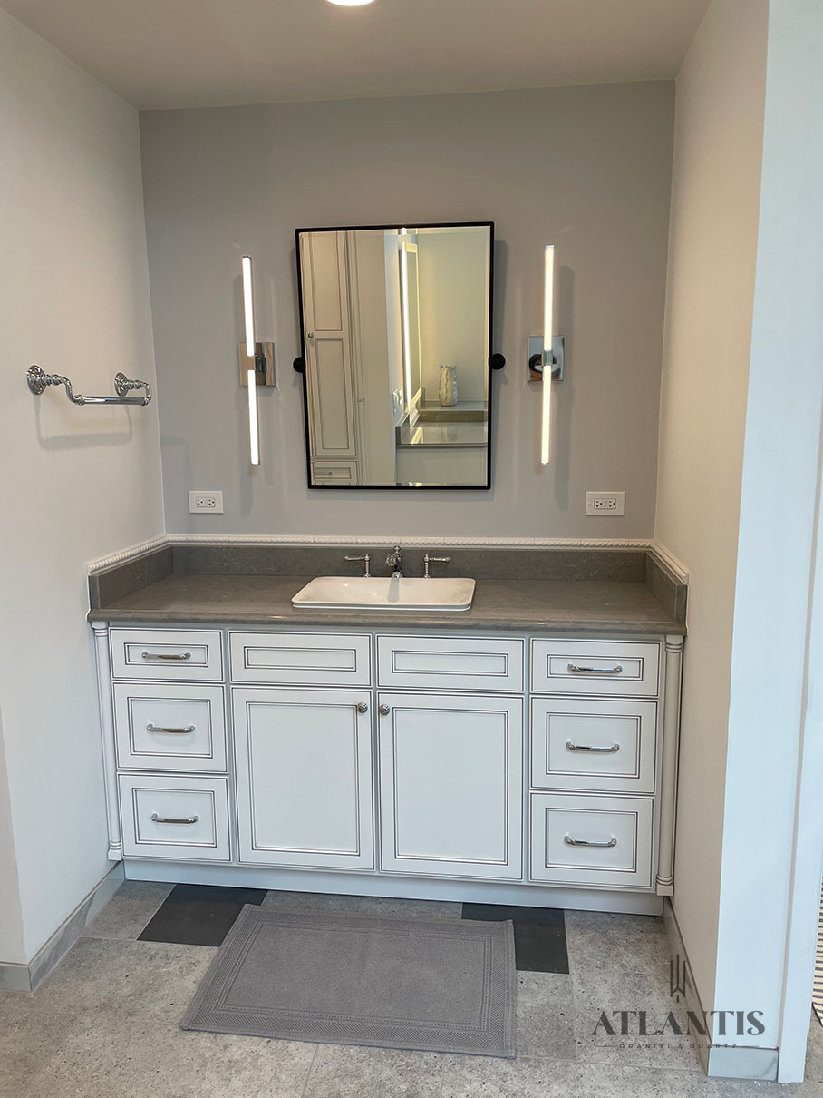 Daltile OQ61 Pulsar Quartz Countertop in Long Grove by Atlantis Granite & Quartz